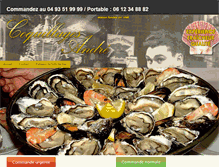 Tablet Screenshot of coquillages-andre.com
